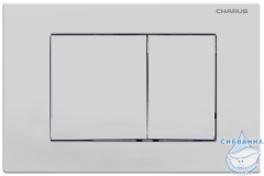 Инсталляция для унитаза Charus CC.300.80.01 с кнопкой смыва  Minimalista FP.310.12.01 белый матовый