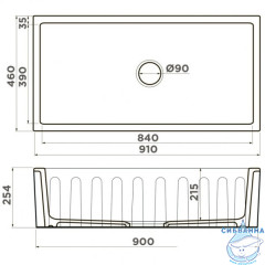Кухонная мойка Omoikiri Mikura 91-BL черный