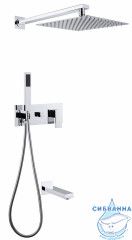 Душевая система Abber Daheim AF8217 250 1 режим (хром)