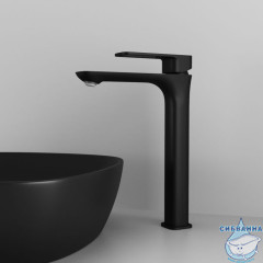 Смеситель для настольного умывальника, черный матовый, Slide, IDDIS, SLIBL01i01