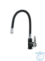 Смеситель кухни Frap F4042 (черный/хром)