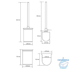 Ершик для унитаза Bemeta Omega 104913152