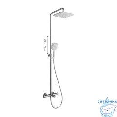 Душевая система Ravak TE 092.00/150, X070098