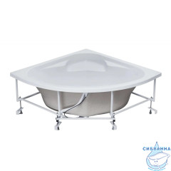 Акриловая ванна Santek Карибы 140х140 с каркасом