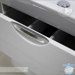 Тумба Акватон Сильва 50 дуб полярный с раковиной Нео 50