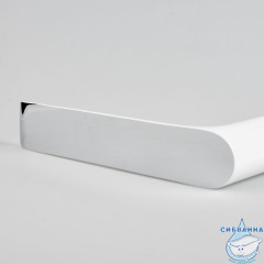 Излив для смесителя, ванна, латунь, 233 мм, фиксированный, белый, IDDIS, 995023W2SM