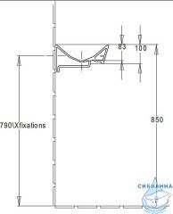 Раковина 45 см Jacob Delafon Reve E4805-00