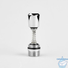 Дивертор для смесителя, латунь, h=70 мм, вытяжной, хром, IDDIS, 997B0270SM