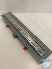 Дренажный трап для душа Veconi Line  V450L с решеткой