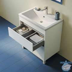 Тумба с умывальником, напольная, 70 см, белый, Zodiac X, IDDIS, ZDX70WFi95K подходит умыв. 4077000i28