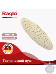Верхний душ Raglo 300 R451.56.03 (сатин золотой)