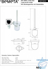 Ерш Bemeta Neo 104113019 36см черная щетка