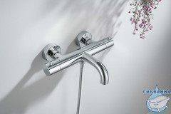 Смеситель для ванны Aquatek Европа AQ1343CR (хром)