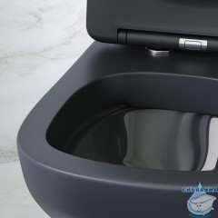 Унитаз подвесной безободковый AM.PM  X-Joy C85A1700MBSC с сиденьем Soft Close (микролифт)