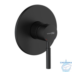 Встраиваемый смеситель для душа Wasserkraft Gollach 3351 (черный матовый)