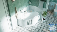 Акриловая ванна 1Marka Aura 150x105 L с каркасом