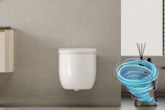 Унитаз подвесной безободковый Abber Bequem AC1104TN с сиденьем Soft Close (микролифт) (белый)