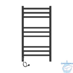 Полотенцесушитель электрический Laris Астор П9 35X70 L (черный матовый)