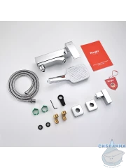 Смеситель для ванны Raglo R01.30 с душевым гарнитуром (хром)