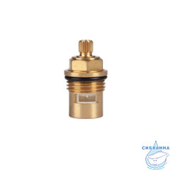Кран-букса для смесителя, керамика, 20 зубцов, G1/2", h=41 мм, IDDIS, 998CR410SM
