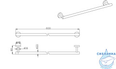 Полотенцедержатель Aquatek Вега AQ4014MB
