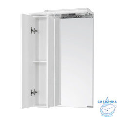 Шкаф-зеркало Акватон Панда 50 L, белый