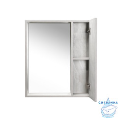 Зеркальный шкаф Viant Берлин 60 цемент VBER60C-ZSH