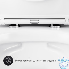 Унитаз подвесной AM.PM Gem C741701SC с сиденьем Soft Close (микролифт)