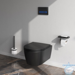 Унитаз подвесной AM.PM Func C8F1700MBSC с сиденьем Soft Close (микролифт)