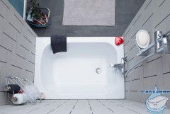 Акриловая ванна Aquanet Seed 100x70 с каркасом