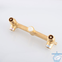 Смеситель для раковины встраиваемый Vincea Groove VBFW-4G1GM (вороненая сталь)