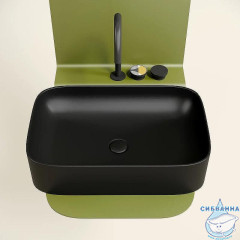  Раковина на столешницу 61 см Ceramicanova Element CN6053MB (черный матовый)