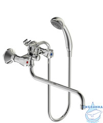 Смеситель для ванны Vidima Практик BA230AA с душевым гарнитуром