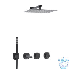 Душевая система Wasserkraft 300 1 режим A9151.265.315.219.162.327.242.217 (черный матовый)