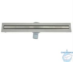 Дренажный трап для душа ALMAes Bajo 70 см с решеткой (хром)