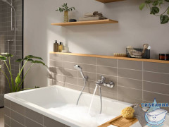Смеситель для ванны Hansgrohe Rebris E 72450000 (хром)