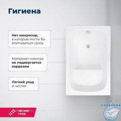 Акриловая ванна Aquanet Seed 110x70 с каркасом