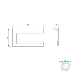 Держатель для туалетной бумаги Iddis Slide SLIGM00i43
