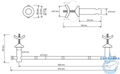 Планка с крючками Bemeta Rawell 134504225