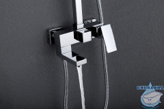 Душевая стойка ABBER Daheim AF8216L с изливом, хром