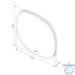 Зеркало Am.Pm Func 65 см M8FMOX0651WGS