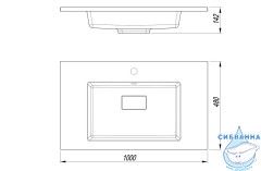 Мебельная раковина 1Marka Персона 100