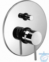 Встраиваемый смеситель для ванны Paffoni Light LIG015CR (хром)