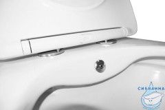 Унитаз подвесной безободковый Azario Allegro AZ-3105B (с сиденьем Soft Close (микролифт) )