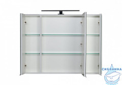 Шкаф-зеркало Aquanet Латина 100 белый 179636