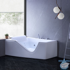 Акриовая ванна Gemy G9056 B L 170х130 с гидромассажем