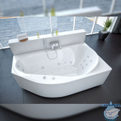 Акриловая ванна Aquatek Таурус R 170х100 с каркасом