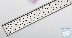 Дренажный трап для душа Veconi VCN Square V850SN с решеткой