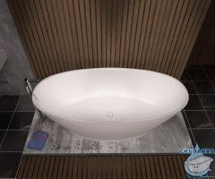 Ванна из искусственного камня Radostone Адриана 170х81