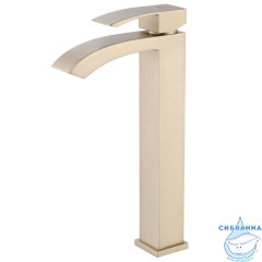 Смеситель для раковины ABBER Wasserfall AF8611G (золото матовое)